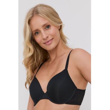 Dkny Sutien culoarea negru, material neted