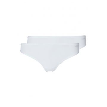 Set de chiloti tanga cu talie medie Advange Micro - 2 perechi