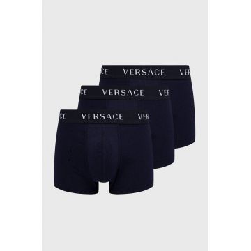 Versace boxeri (3-pack) bărbați, culoarea bleumarin