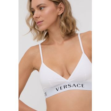 Versace Sutien culoarea alb, material uni