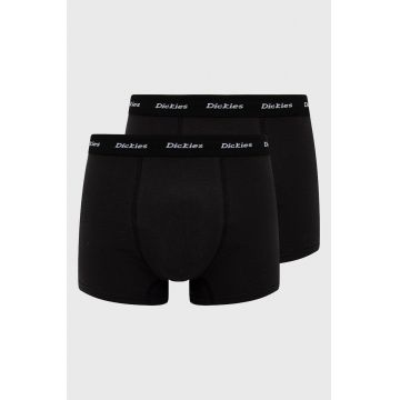 Dickies boxeri (2-pack) bărbați, culoarea negru DK0A4XOCBLK-BLACK