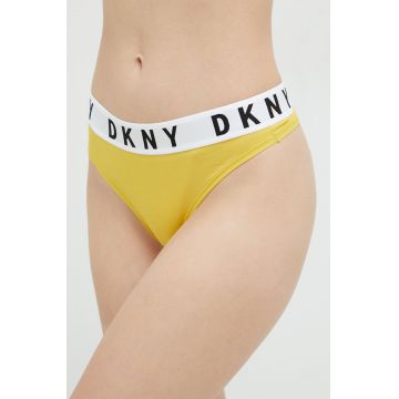 Dkny tanga culoarea galben