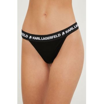 Karl Lagerfeld chiloti brazilieni culoarea negru