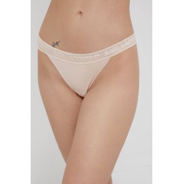 Karl Lagerfeld tanga culoarea bej