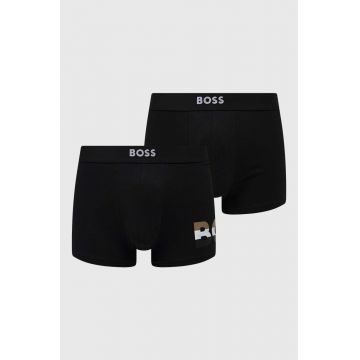 BOSS boxeri 2-pack barbati, culoarea negru