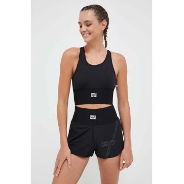 LaBellaMafia sutien sport Waves culoarea negru, neted