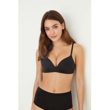 women'secret sutien UNIQUE culoarea negru, neted