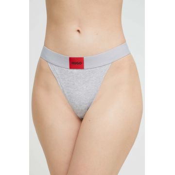 HUGO tanga culoarea gri 50492326