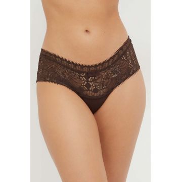 Chantelle chiloti culoarea maro, transparent