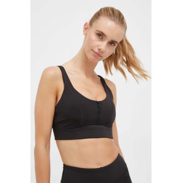 Puma sutien sport Eversculpt Uplift culoarea negru, neted