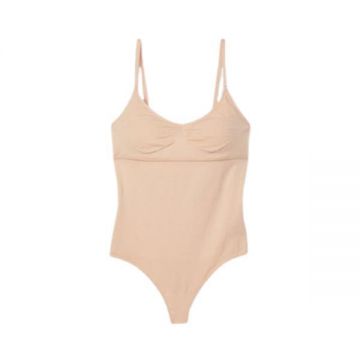 Body fara cusaturi, Victoria's Secret, Seamless Shape Bodysuit, Bej, L Intl