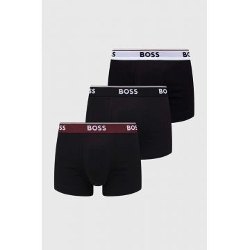 BOSS boxeri 3-pack barbati, culoarea negru