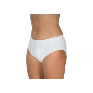 Chilot dama menstruali/incontinenta nivel 2/5 Suprima Bumbac Alb Mar XL