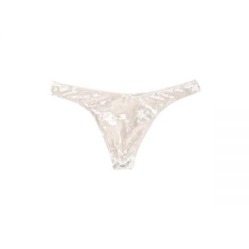 Chilot tanga Victoria's Secret, Velvet Thong, Vanilie, L Intl