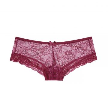 Eyelash lace cheeky panty l