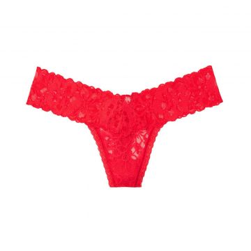 Floral Lace Thong Panty L