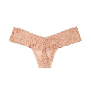 Floral Lace Thong Panty M