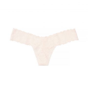 Floral Lace Thong Panty XS