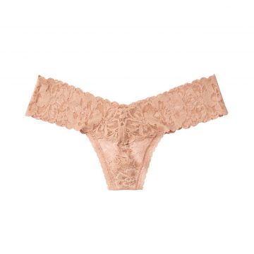 Floral Lace Thong Panty XS