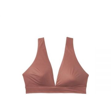 Sutien triunghi dama, Victoria's Secret, Unlined Soft Wireless Lounge Bra, Bej, M INTL