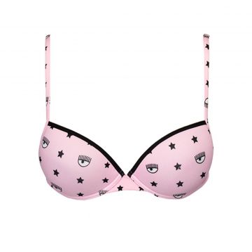 All Over Eye Star Jersey Push-up Fantasia L