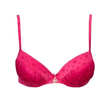 All Over Eye Star Stretch Satin Push-up M