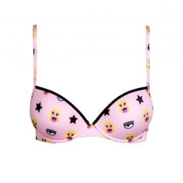 All over mascotte microfiber push-up fantasia rosa s