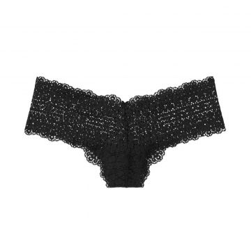 Eyelash lace cheeky panty m