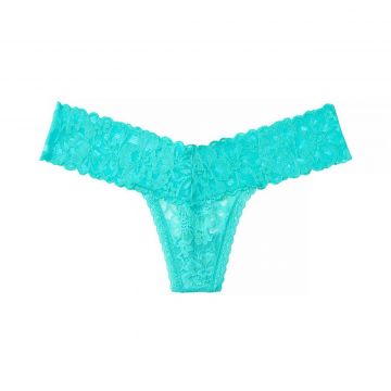 Floral Lace Thong Panty L