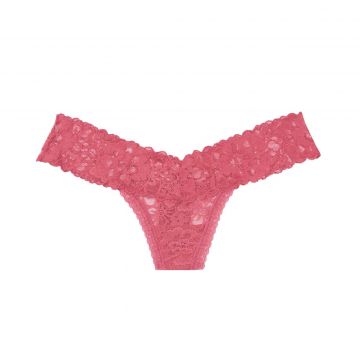 Floral Lace Thong Panty L