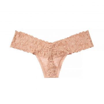 Floral Lace Thong Panty L