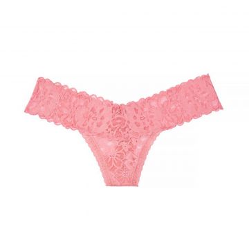 Floral Lace Thong Panty S