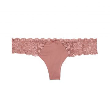 Lace thong panty l