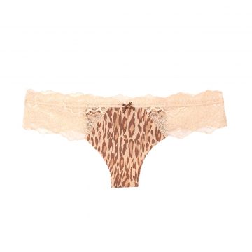 Lace thong panty l