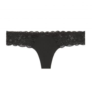 Lace thong panty l