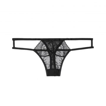 Lace thong panty l