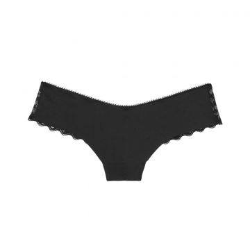 No show mesh back thong panty m