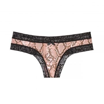 Snake lace cutout thong panty xs