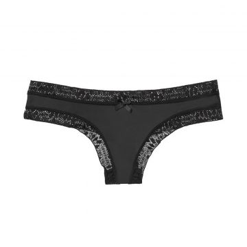 Snake lace cutout thong panty xs