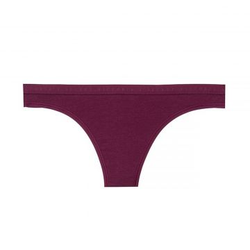 Stretch Cotton Thong Panty XS