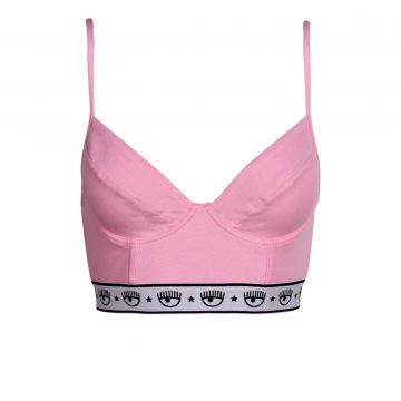 Stretch Jersey Bralette Rosa L