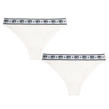 Stretch jersey brief bipack bianco xs