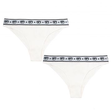 Stretch Jersey Brief Bipack Bianco XS