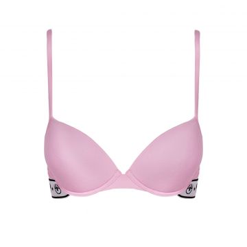 Stretch jersey push-up rosa l