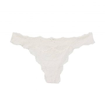 Floral Lace Thong Panty L