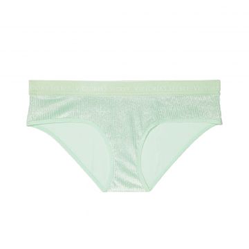 Logo cotton hiphugger panty l