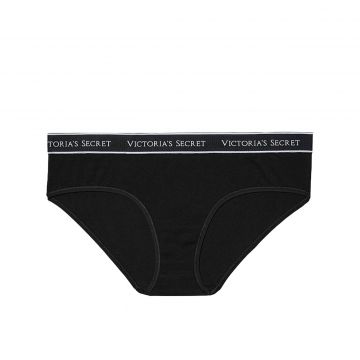 Logo cotton hiphugger panty l