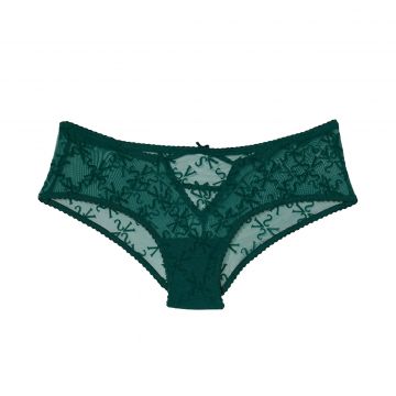 Logo mesh cheeky panty l