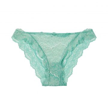 Shine lace cheekini panty m