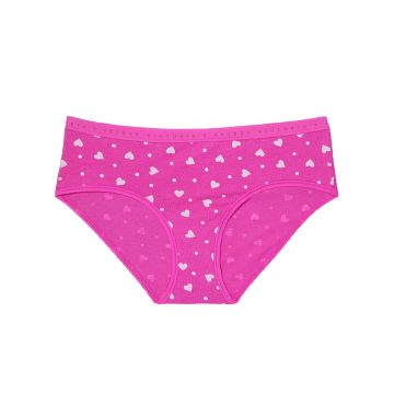 Stretch cotton hiphugger panty l